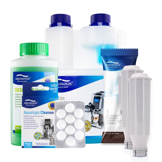 Zestaw Krups - AL-TES46 2szt, Latteo 500ml, Verde 250ml, Cleaneo Aqualogis