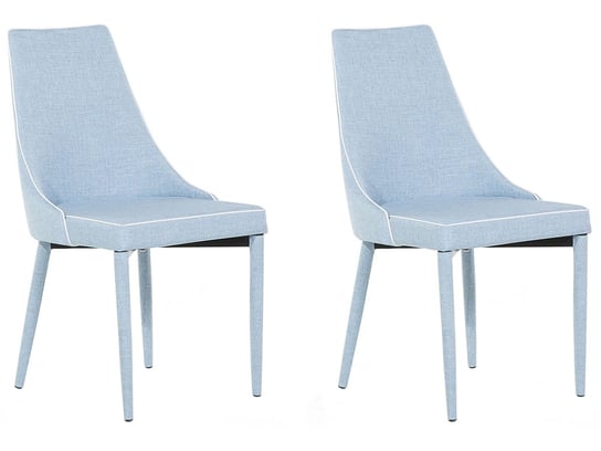 Zestaw krzeseł BELIANI Camino, jasnoniebieskie, 90x50x60 cm, 2 szt. Beliani