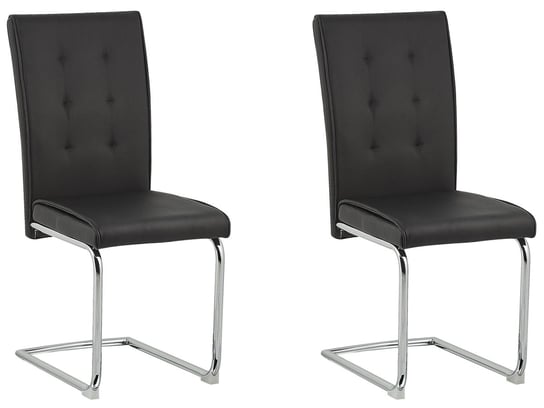 Zestaw krzeseł BELIANI Rovard, czarny, 101x41x52 cm, 2 szt. Beliani