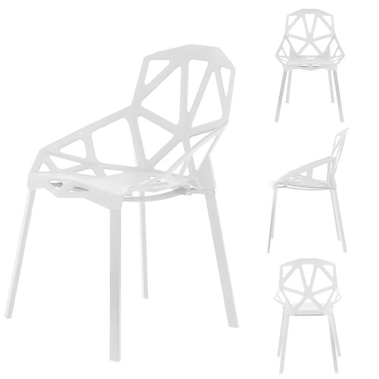 Zestaw krzeseł cztery krzesła nowoczesne do salonu ModernHome