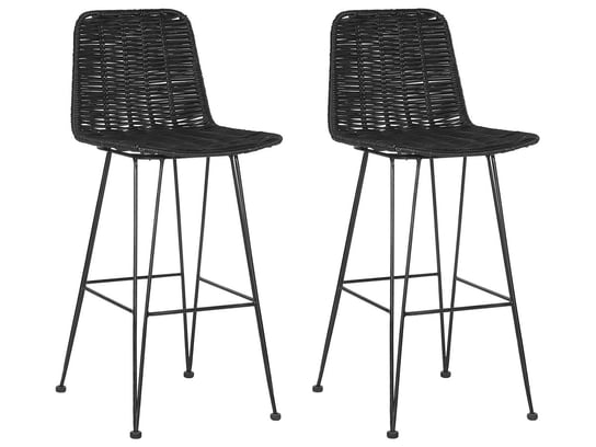 Zestaw krzeseł do jadalni BELIANI Cassita, czarny, 40x47x109 cm, 2 szt. Beliani