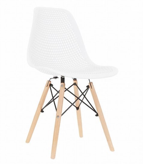 Zestaw krzeseł MUFART ARNO, białe, 82,5x44,5x42 cm, 4 szt. MUFART