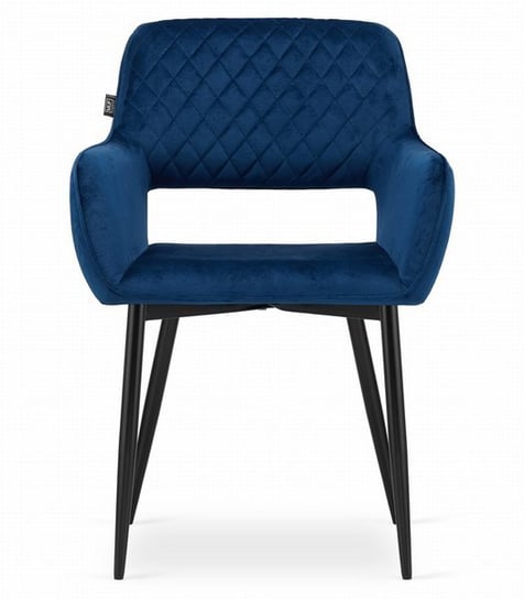 Zestaw krzeseł MUFART VANT, niebieskio-czarny, 83x58x56 cm, 2 szt. MUFART