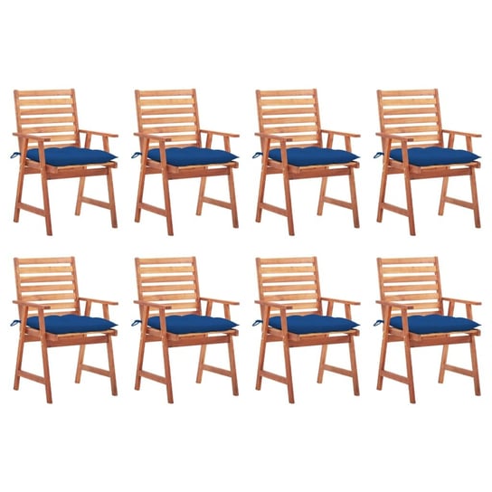 Zestaw krzeseł ogrodowych z poduszkami - Akacja, K Zakito Europe