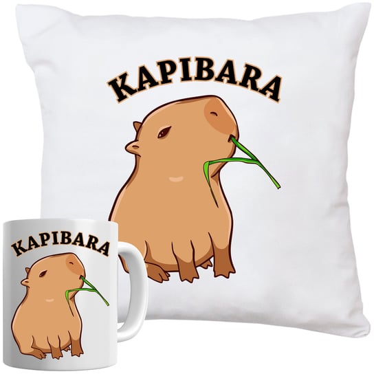 Zestaw Kubek Poduszka Na Preent Kapibara Capybara Wondergift
