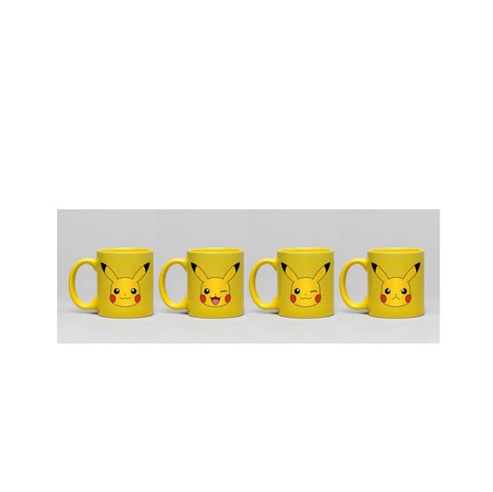 Zestaw kubków GBEYE, Pokemon (Pikachu), żółty, 125 ml, 4 szt. Pokemon