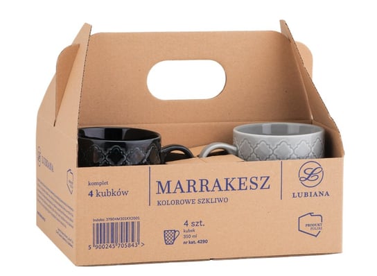 Zestaw kubków LUBIANA 4/4 Marrakesz Premium K1/K5/K7/K8, 4 szt. lubiana