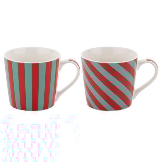 Zestaw kubków porcelanowych prezentowych Florina Scarlet Green 400 ml Florina zielony Florina