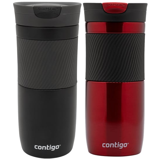 Zestaw Kubków Termicznych Contigo Byron 470Ml - Czerwony + Matte Black Contigo