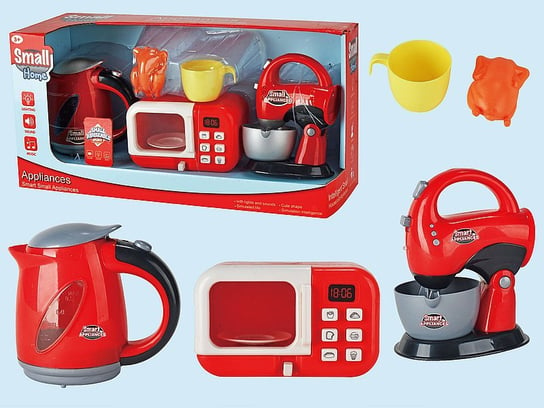 Zestaw kuchenny dla dzieci, czajnik elektryczny, mikrofalówka, mikser Adar