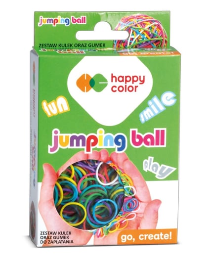 Zestaw kulek, Jumping ball Happy Color