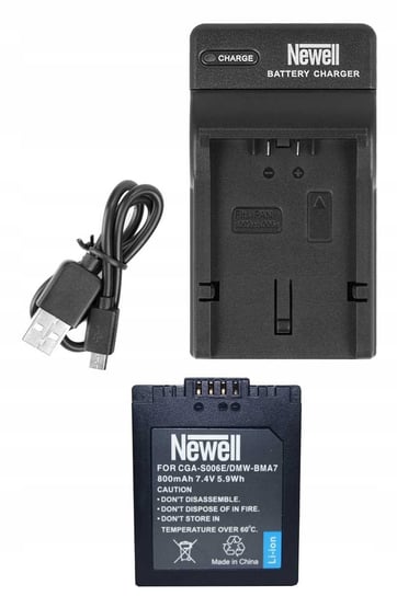 Zestaw Ładowarka Dc-Usb +Akumulator Newell Cga-S006 Newell