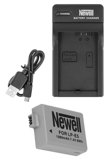 Zestaw Ładowarka Dc-Usb +Akumulator Newell Lp-E5 Newell