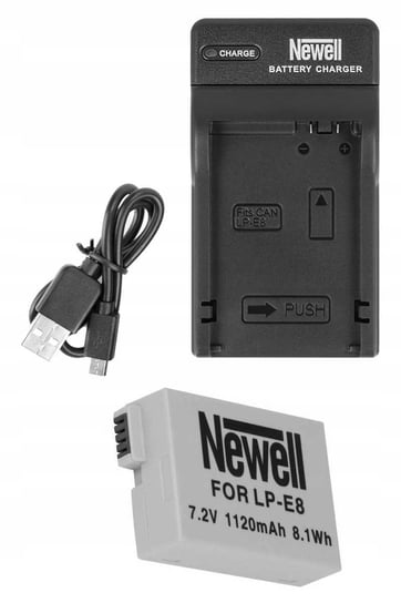 Zestaw Ładowarka Dc-Usb +Akumulator Newell Lp-E8 Newell