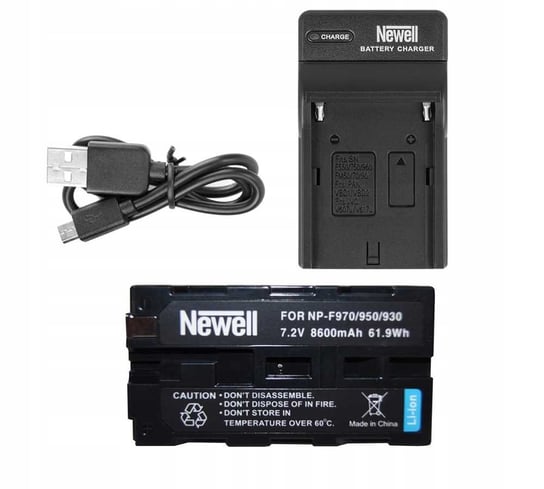 ZESTAW ŁADOWARKA DC-USB +AKUMULATOR NEWELL NP-F960 Newell