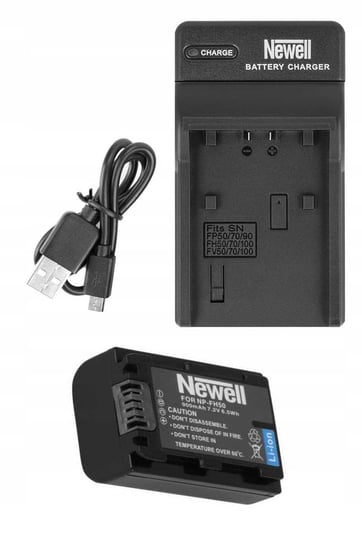 Zestaw Ładowarka Dc-Usb +Akumulator Newell Np-Fh+Fh50 Newell