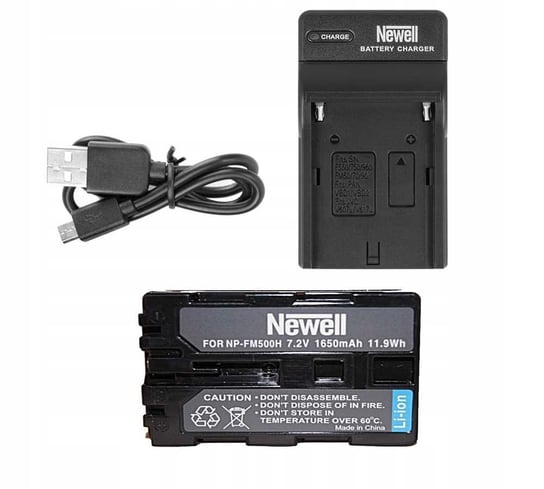 ZESTAW ŁADOWARKA DC-USB +AKUMULATOR NEWELL NP-FM500H Newell