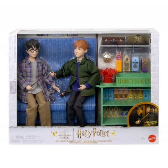 Zestaw lalek Harry Potter Harry i Ron w Ekspresie do Hogwartu Mattel
