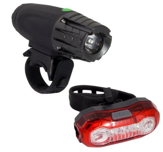 Zestaw lampka rowerowa LED na przód i tył Esperanza SADR + POLARIS USB Esperanza