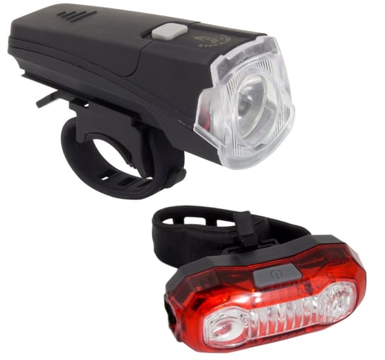 Zestaw lampka rowerowa LED na przód i tył Esperanza WEZEN  + POLARIS USB Esperanza