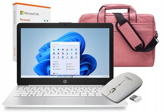 Zestaw Laptop HP 11-ak Mysz Torba Intel N4000 4GB 64GB Win11 OFFICE 365 1y HP