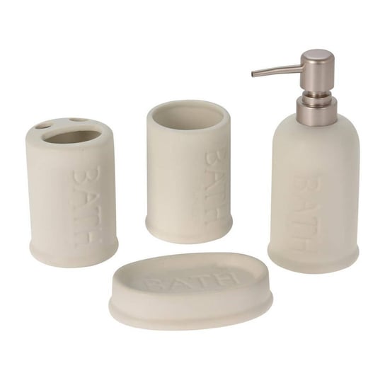 Zestaw Łazienkowy Ceramiczny Mydelniczka Kubek Bathroom Solutions