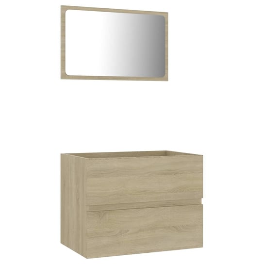Zestaw łazienkowy - szafka i lustro (60x38,5x45 cm / AAALOE Inna marka