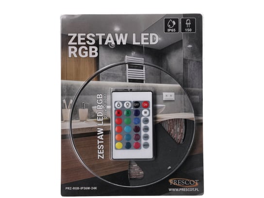Zestaw LED RGB 36W 150led 24key IP65 Inna marka