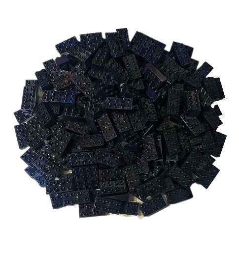 Zestaw LEGO® DUPLO® 2x4 klocki czarne - 3011 NOWOŚĆ! Ilość 250x LEGO