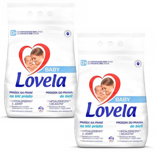 Zestaw LOVELA Baby Hipoalergiczny proszek do prania białego dla całej rodziny 4,1 kg (41prań) Reckitt Benckiser