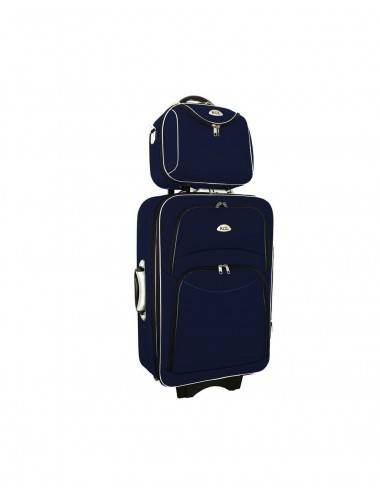 Zestaw Mała walizka PELLUCCI RGL 773 S + Kuferek S Granatowy Inna marka