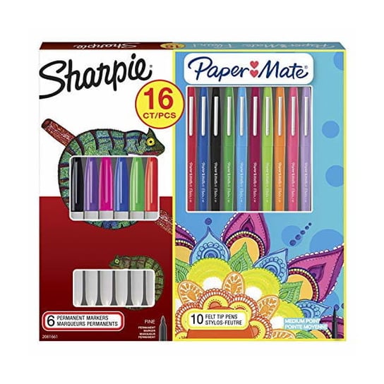 Zestaw markerów 16 kolorów Fine Sharpie Flair 2079807 Sharpie
