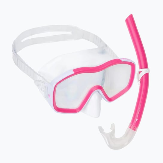 Zestaw maska/rurka do pływania na basen dziecięce Aqua Lung Cub Combo Pink AquaLung