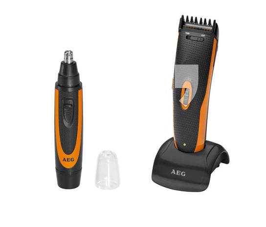 Zestaw maszynka do strzyżenia włosów i brody, trymer do nosa AEG HSM/R 5597 AEG
