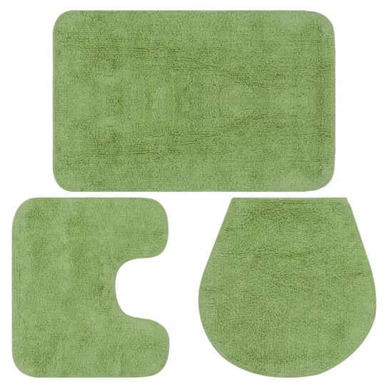 Zestaw mat łazienkowych bawełnianych - zielony, 50 / AAALOE Inna marka
