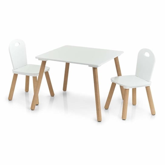 Zestaw mebelków dla dzieci Scandi, 2 krzesła + stolik,meble dla dzieci Zeller Zeller
