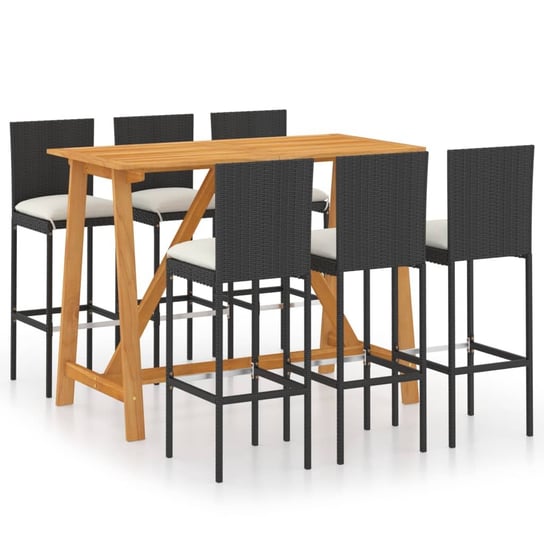 Zestaw mebli barowych - Stół 140x70x104cm, Krzesło / AAALOE Zakito