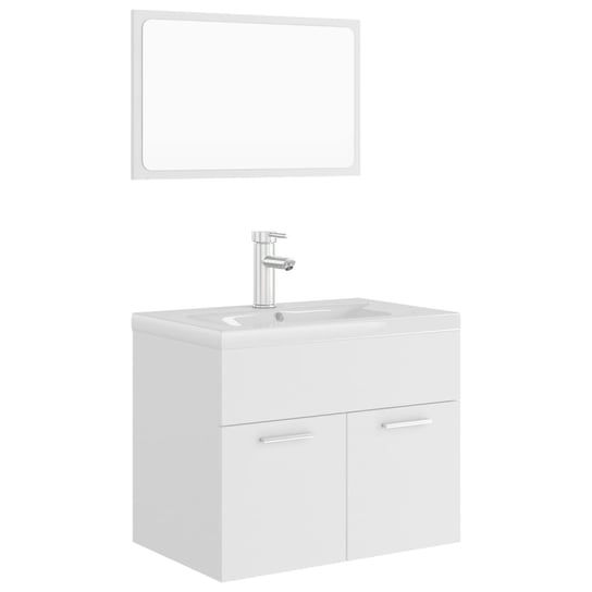 Zestaw mebli łazienkowych: szafka, umywalka, lustr / AAALOE Inna marka