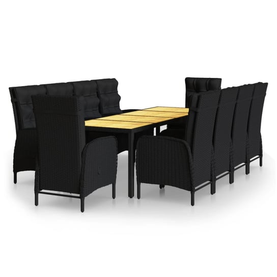 Zestaw mebli ogrodowych - Stół + 10 krzeseł + podu Inna marka