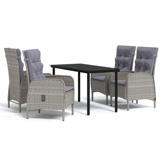Zestaw mebli ogrodowych - Stół + 4 krzesła + podus Inna marka