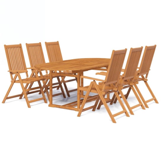 Zestaw mebli ogrodowych - stół + 6 krzeseł Inna marka