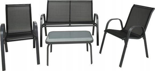 Zestaw mebli ogrodowych stolik + sofa + 2 fotele Koopman