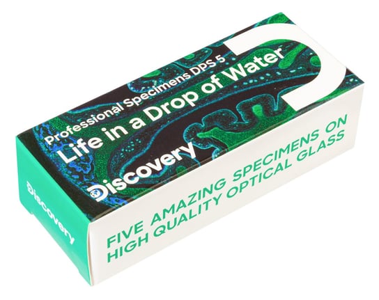 Zestaw mikropreparatów Discovery Prof DPS 5. „Życie w kropli wody” Discovery