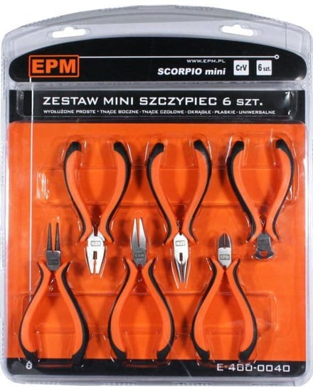 Zestaw Mini Szczypiec 6 Sztuk Crv Scorpio EPM