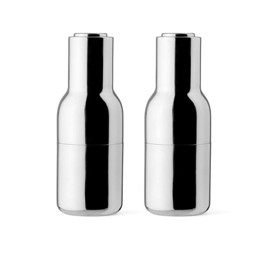 Zestaw młynków MENU Bottle Grinder, srebrny, 20,5x8 cm MENU