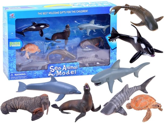 Zestaw morskich zwierząt figurki ZA2986 Inna marka