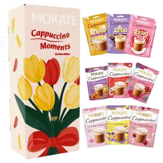 Zestaw Na Prezent Kawa Cappuccino Mokate Napój Kawowy Mix 12 Smaków 24szt Inna marka