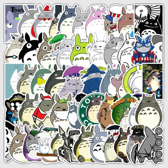 Zestaw Naklejek Sticker Bomb Anime Totoro N39 Inna marka