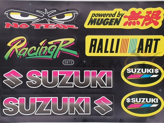 Zestaw Naklejek Suzuki Racing R Replika