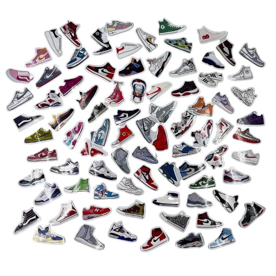 Zestaw Naklejek Wlepki StickerBomb Sneakers Mix Shoes N345 Inna marka